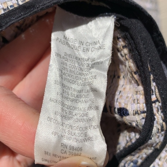 Theory Waldia Alluring Tweed Satin Panel Sheath Dress - Picture 12 of 13